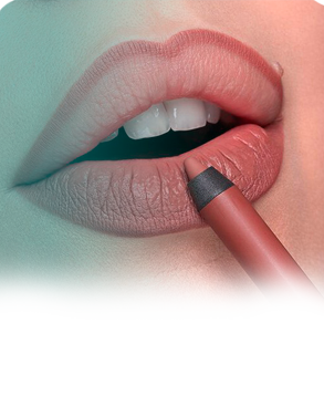 Delineado de labios con sombreado